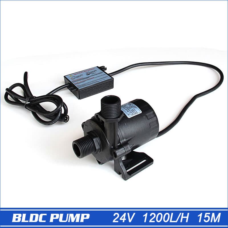High pressure pump_ 1560LPH 15M High Lift_ 5_24V DC Submersible Small Water Pump_ brushless DC motor Driven_ for Hot Water